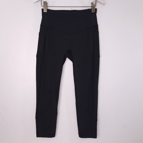 LULULEMON All The Right Places Crop II 23" Women's 8 Black - Picture 2 of 9